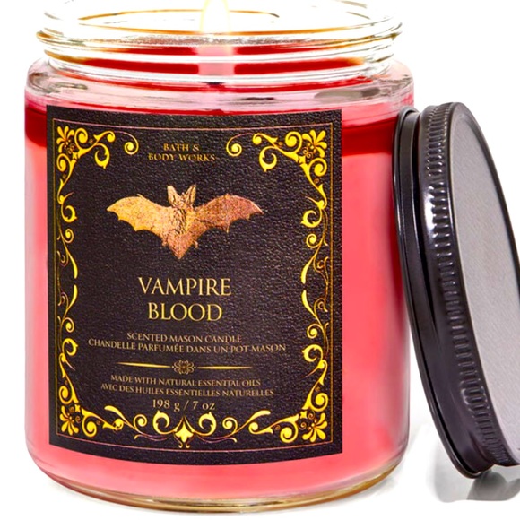 Vampire Blood
Mason Single Wick Candle. Equal parts fruity, floral and frightful - Picture 3 of 3